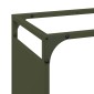 vidaXL Ράφι Καυσόξυλων 44x28x65 εκ. Χάλυβας ψυχρής έλασης
