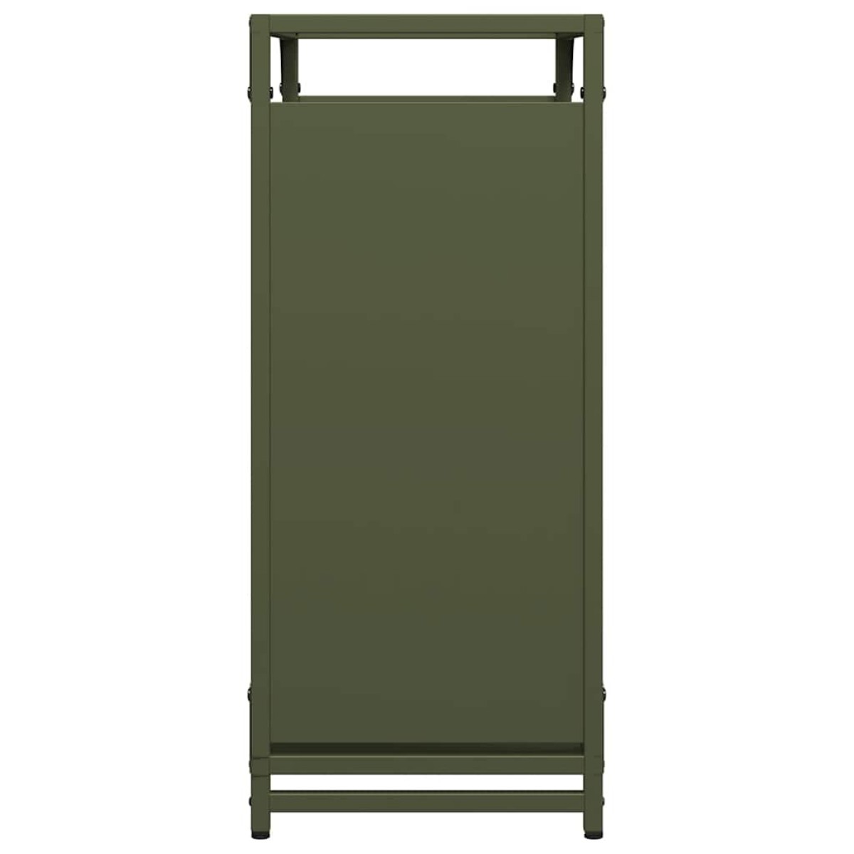 vidaXL Ράφι Καυσόξυλων 60x28x65 εκ. Χάλυβας ψυχρής έλασης
