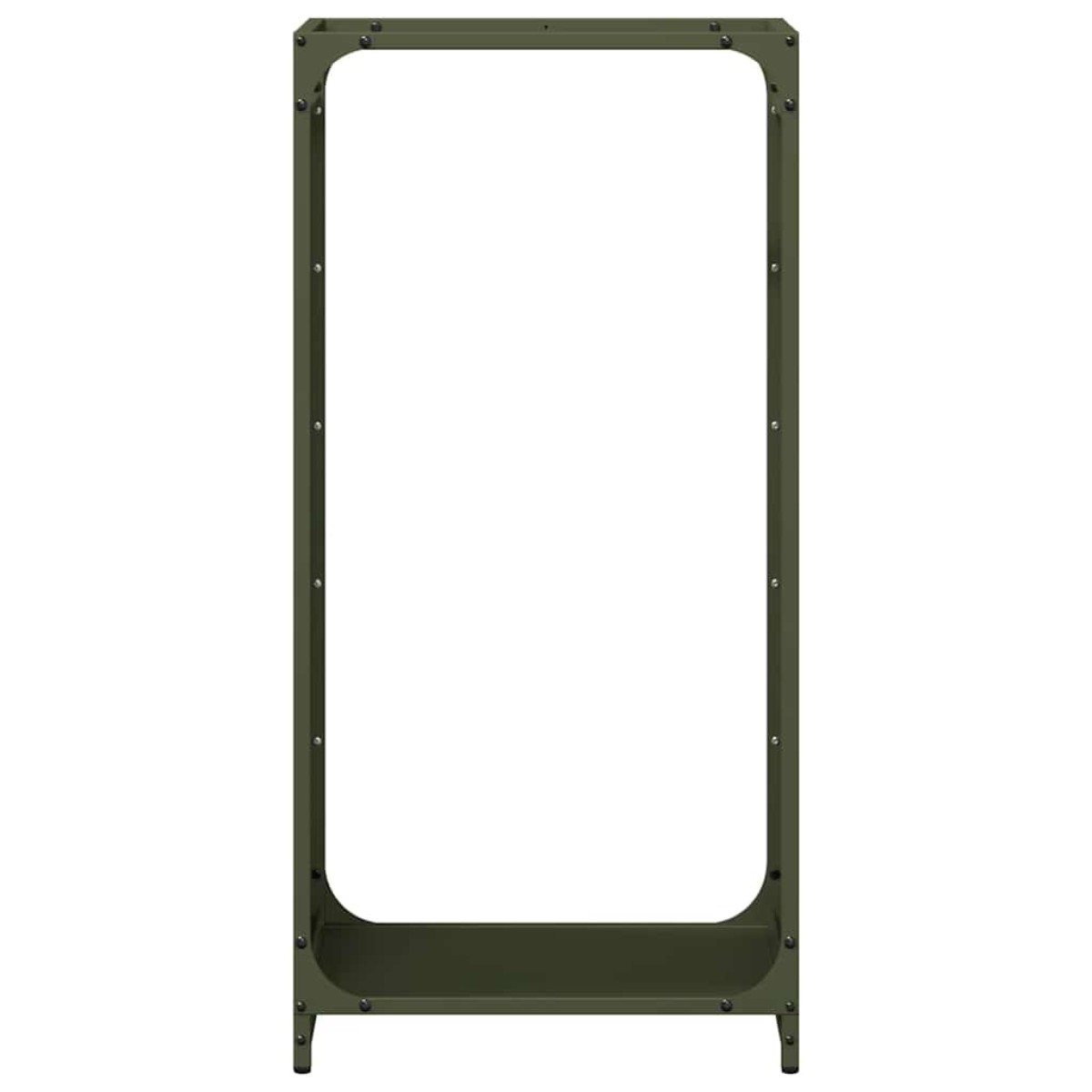 vidaXL Ράφι Καυσόξυλων 44x28x90 εκ. Χάλυβας ψυχρής έλασης