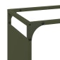 vidaXL Ράφι Καυσόξυλων 44x28x90 εκ. Χάλυβας ψυχρής έλασης