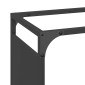 vidaXL Ράφι για καυσόξυλα Μαύρο 60x28x90 cm Ατσάλι ψυχρής έλασης