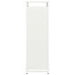 vidaXL Ράφι για καυσόξυλα Λευκό 60x28x90 cm Ατσάλι ψυχρής έλασης