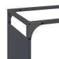 vidaXL Ράφι για καυσόξυλα Ανθρακί 60x28x90 cm Ατσάλι ψυχρής έλασης