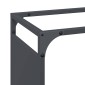 vidaXL Ράφι για καυσόξυλα Ανθρακί 90x28x90 cm Ατσάλι ψυχρής έλασης