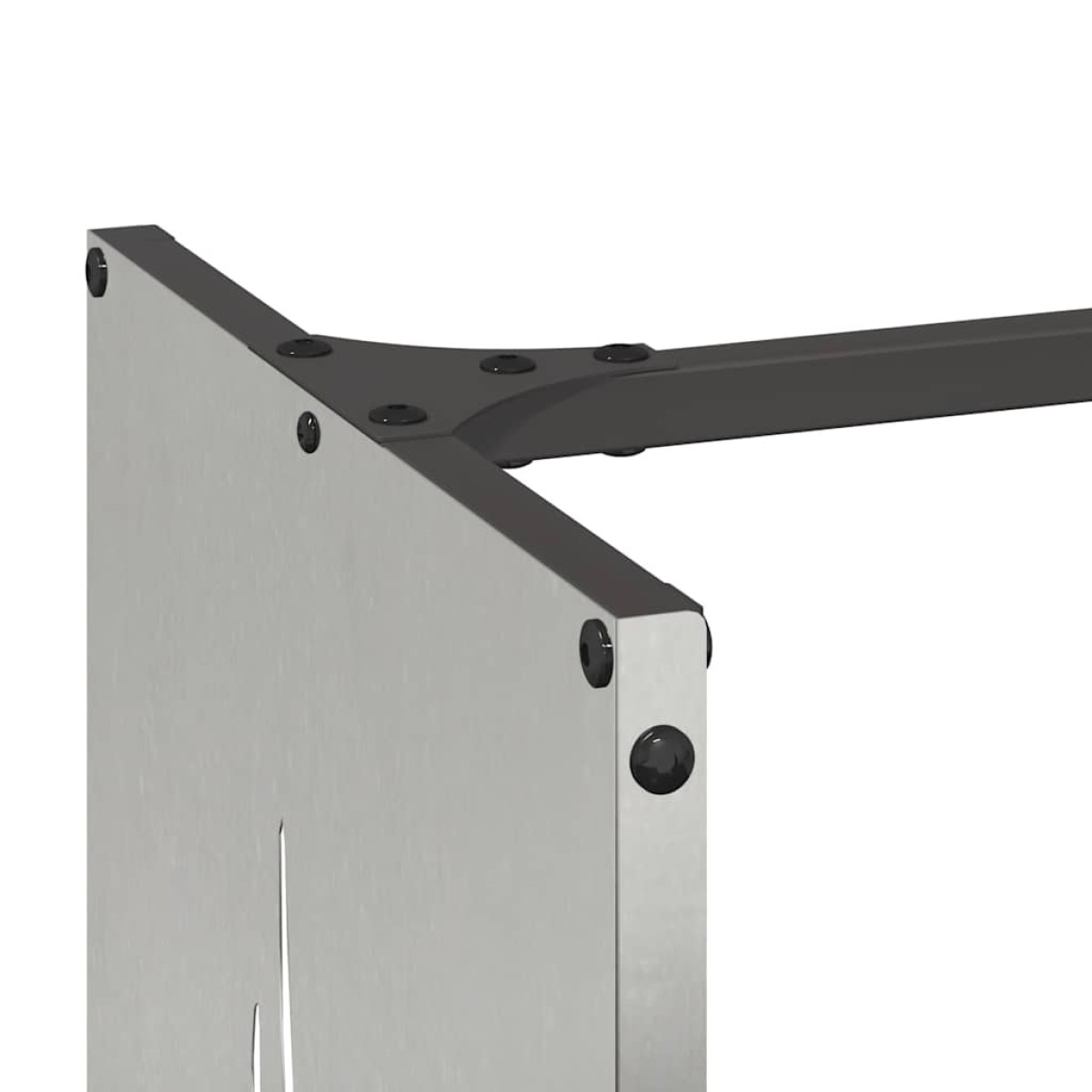 vidaXL Ραφιέρα Καυσόξυλων 40x30x80 εκ. από Ανοξείδωτο ατσάλι