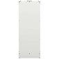 vidaXL Ράφι Καυσόξυλων Λευκό 40x30x80 εκ. Χάλυβας ψυχρής έλασης