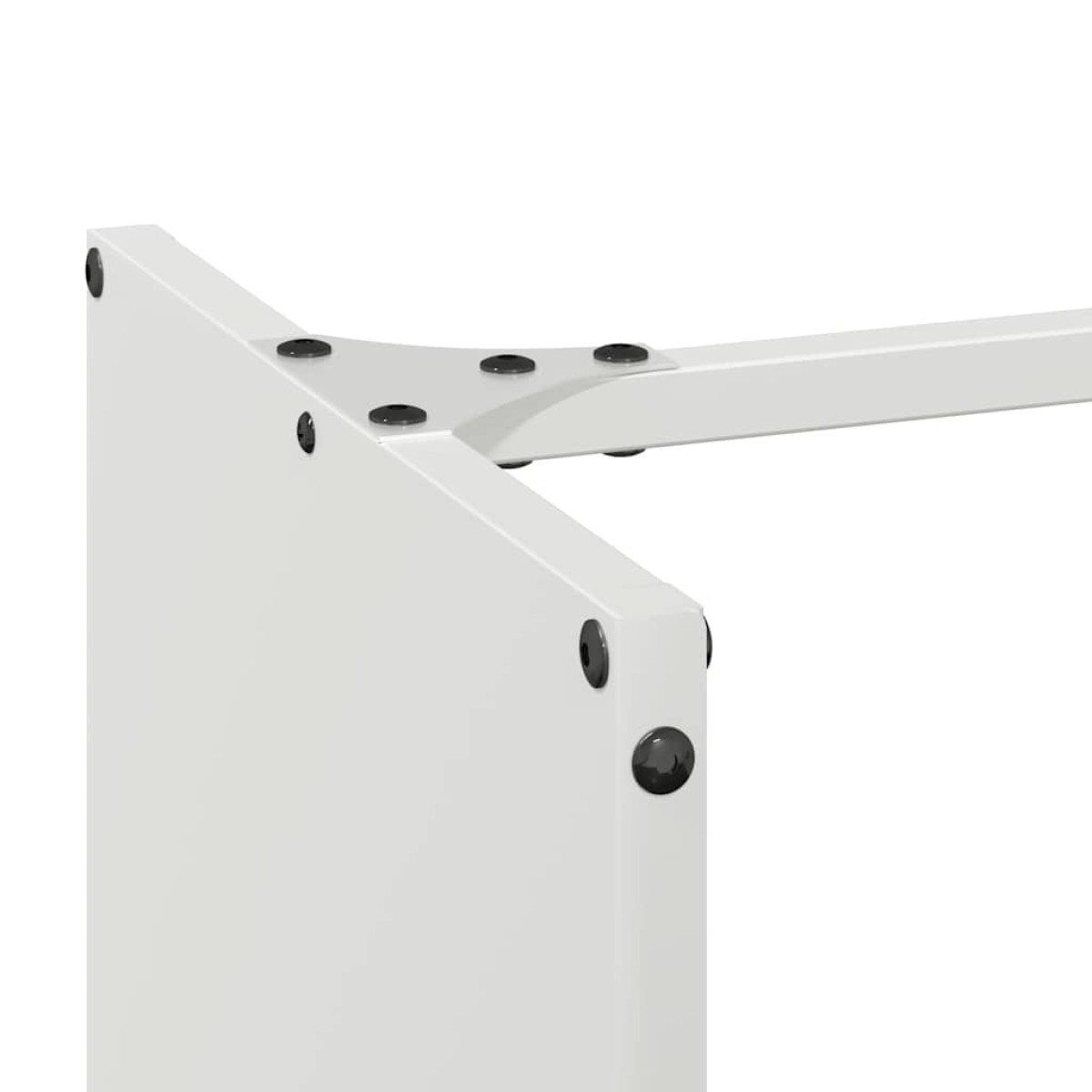 vidaXL Ράφι Καυσόξυλων Λευκό 40x30x80 εκ. Χάλυβας ψυχρής έλασης