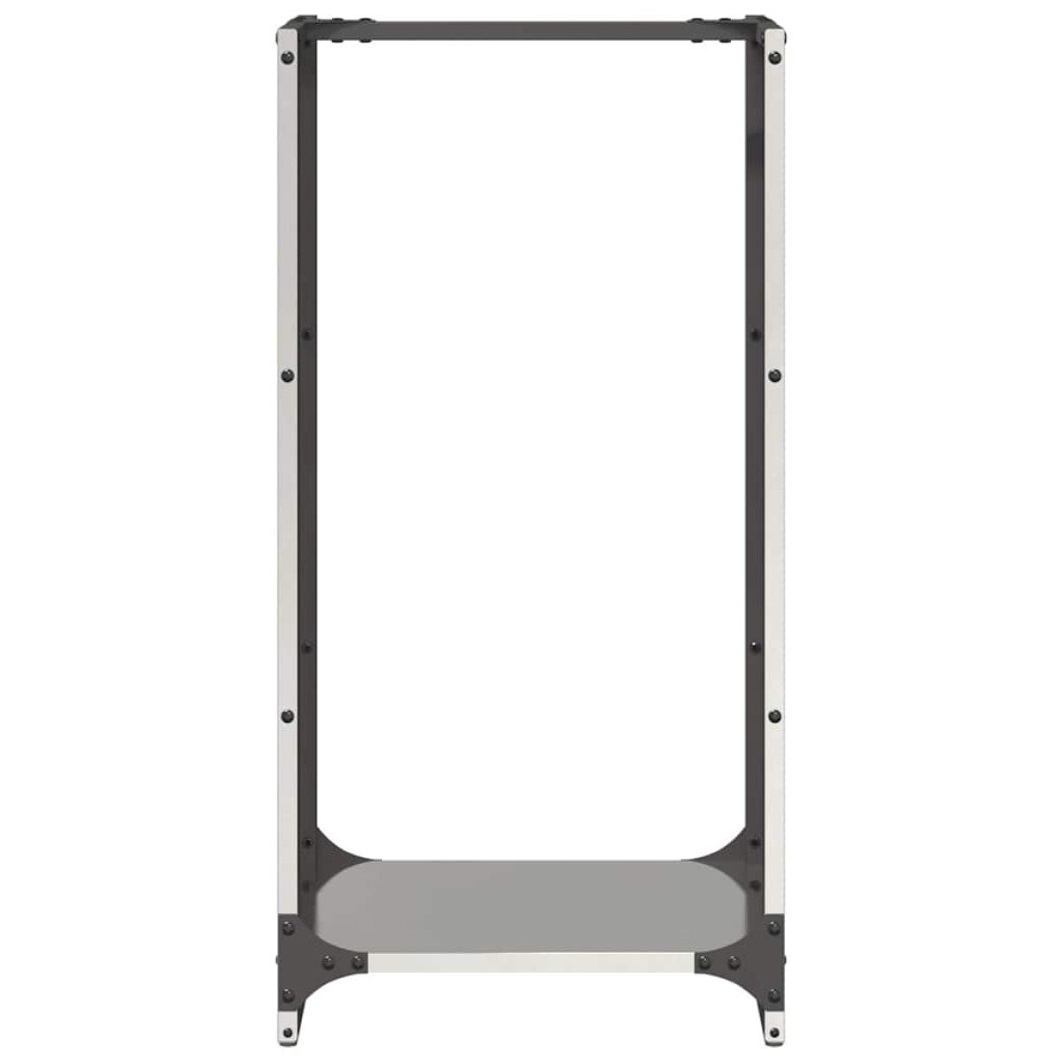 vidaXL Ραφιέρα Καυσόξυλων 40x30x80 εκ. από Ανοξείδωτο ατσάλι