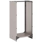 Ράφι για καυσόξυλα vidaXL 40x30x80 cm Ατσάλι σκληρυθέν στον αέρα