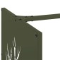 vidaXL Ράφι Καυσόξυλων 40x40x40 εκ. Χάλυβας ψυχρής έλασης