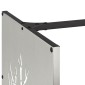 vidaXL Ραφιέρα Καυσόξυλων 40x40x40 εκ. από Ανοξείδωτο ατσάλι