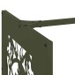 vidaXL Ράφι Καυσόξυλων 40x40x40 εκ. Χάλυβας ψυχρής έλασης