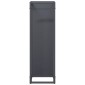 vidaXL Ράφι για καυσόξυλα Ανθρακί 25x25x80 cm Ατσάλι ψυχρής έλασης