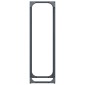 vidaXL Ράφι για καυσόξυλα Ανθρακί 25x25x80 cm Ατσάλι ψυχρής έλασης