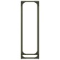 vidaXL Ράφι για καυσόξυλα Ελαιοπράσινο 25x25x80cm Ατσάλι ψυχρής έλασης