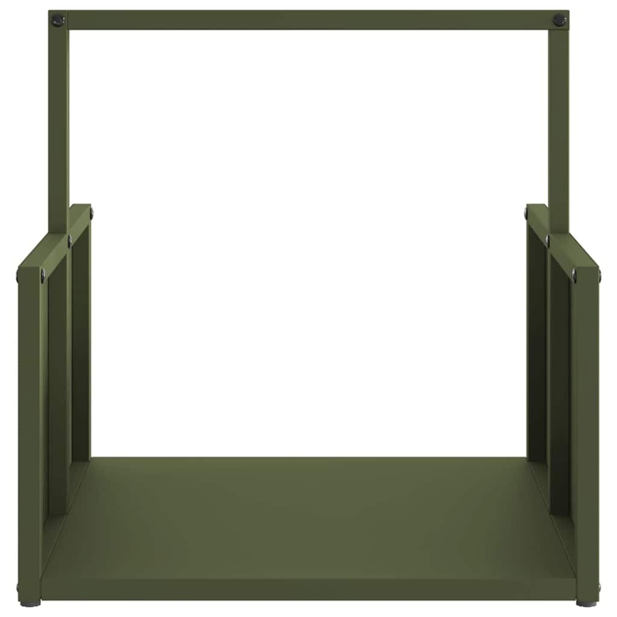 vidaXL Ράφι Καυσόξυλων 40x40x40 εκ. Χάλυβας ψυχρής έλασης
