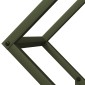 vidaXL Ράφι για καυσόξυλα 50x25x50 εκ. Ατσάλι ψυχρής έλασης