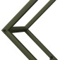 vidaXL Ράφι για καυσόξυλα Ελαιοπράσινο 60x25x60cm Ατσάλι ψυχρής έλασης