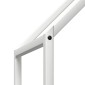vidaXL Ράφι για καυσόξυλα Λευκό 60x25x60 cm Ατσάλι ψυχρής έλασης