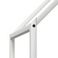 vidaXL Ράφι για καυσόξυλα Λευκό 60x25x90 εκ. Ατσάλι ψυχρής έλασης