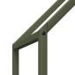 vidaXL Ράφι για καυσόξυλα 60x25x90 εκ. Ατσάλι ψυχρής έλασης