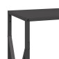 vidaXL Ράφι για καυσόξυλα Μαύρο 34x25x70 cm Ατσάλι ψυχρής έλασης