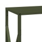 vidaXL Ράφι για καυσόξυλα Ελαιοπράσινο 34x25x70cm Ατσάλι ψυχρής έλασης