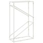 vidaXL Ράφι για καυσόξυλα Λευκό 60x25x100 εκ. Ατσάλι ψυχρής έλασης