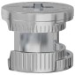 vidaXL Καμπανούχες βίδες 12 τμχ. Ασημί 12 x 10 mm Μέταλλο