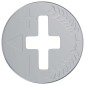 vidaXL Καμπανούχες βίδες 12 τμχ. Ασημί 12 x 10 mm Μέταλλο