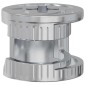 vidaXL Καμπανούχες βίδες 2 τμχ. Ασημί 15 x 11,5 mm Μέταλλο