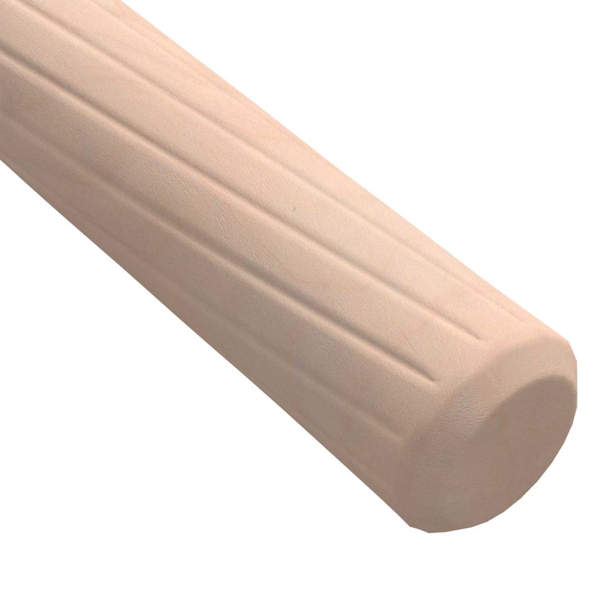 vidaXL Ξύλινοι Δακτύλιοι 2 τμχ. Φυσικό Ø 6 x 40 mm Στερεό ξύλο