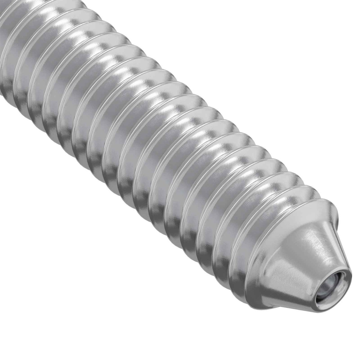 vidaXL Βίδα 2 τμχ. Ασημί M6 x 120 mm Ατσάλι