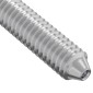 vidaXL Βίδα 2 τμχ. Ασημί M6 x 120 mm Ατσάλι