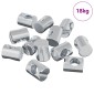 vidaXL Βίδες κουμπώματος 3462 τεμ. Ασημί M6 x 13 mm Μέταλλο