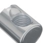 vidaXL Καρύδι Βαρελιού 2 τεμ. Ασημί M6 x 13 mm Σίδερο