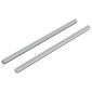 vidaXL Ράβδος Με Σπείρωμα 2 τμχ. Ασημί 6 x 120 mm Ατσάλι