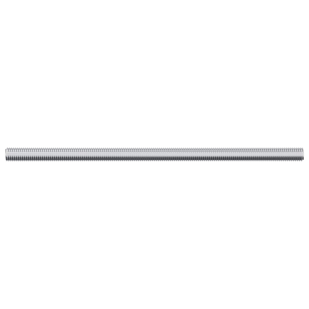 vidaXL Ράβδος Με Σπείρωμα 2 τμχ. Ασημί 6 x 120 mm Ατσάλι