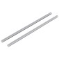 vidaXL Ράβδος Με Σπείρωμα 2 τμχ. Ασημί 6 x 170 mm Ατσάλι