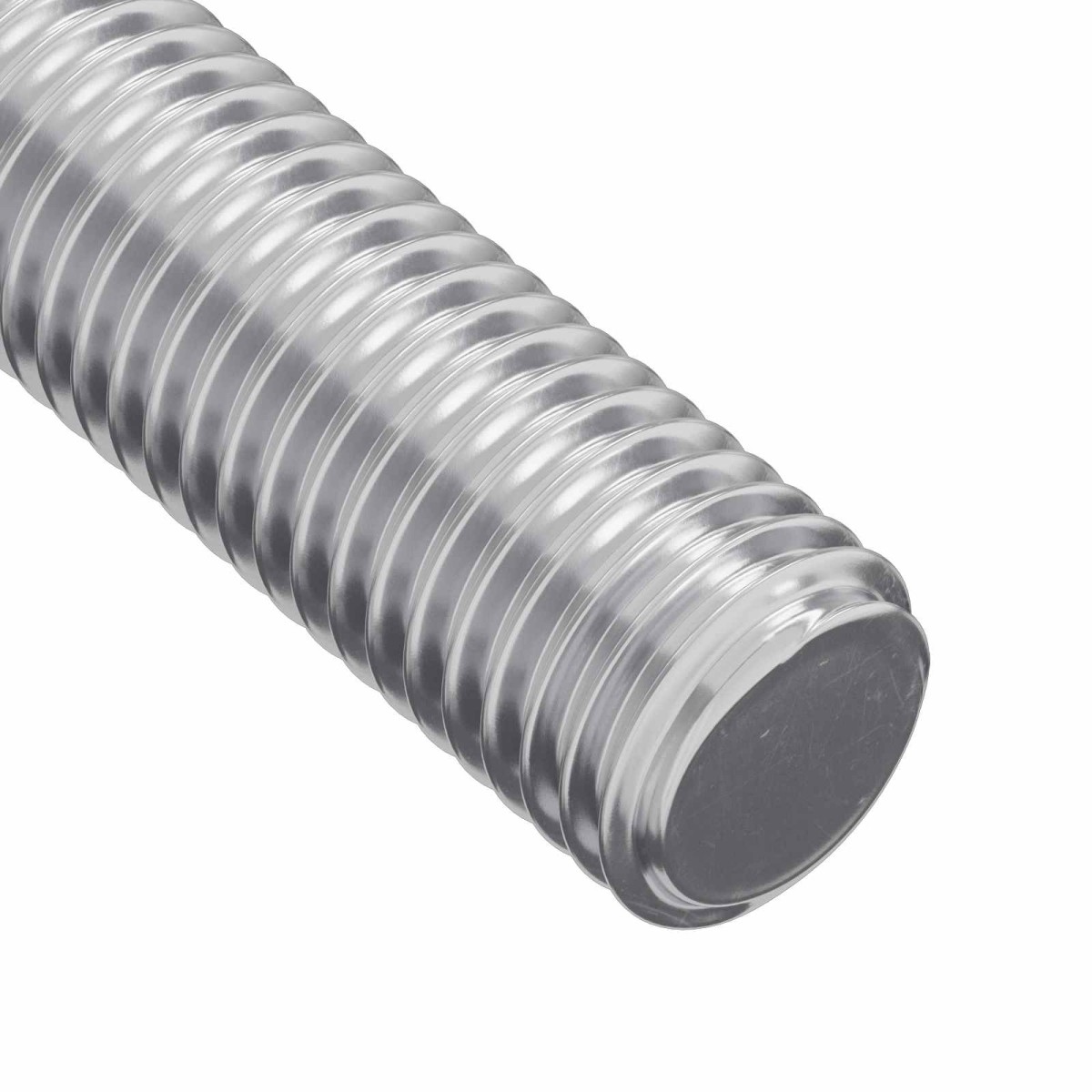 vidaXL Ράβδοι Με Σπείρωμα 2 τμχ. Ασημί M6 x 120 χλμ Μέταλλο