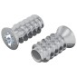 vidaXL Βίδα 2 τεμ. Ασημί M6 x 12 mm Σίδερο