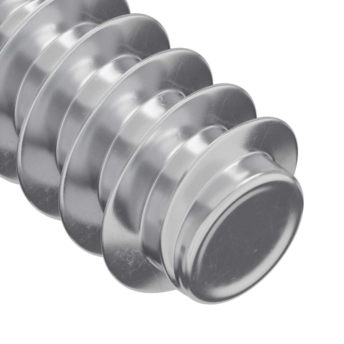 vidaXL Βίδα 2 τεμ. Ασημί M6 x 12 mm Σίδερο