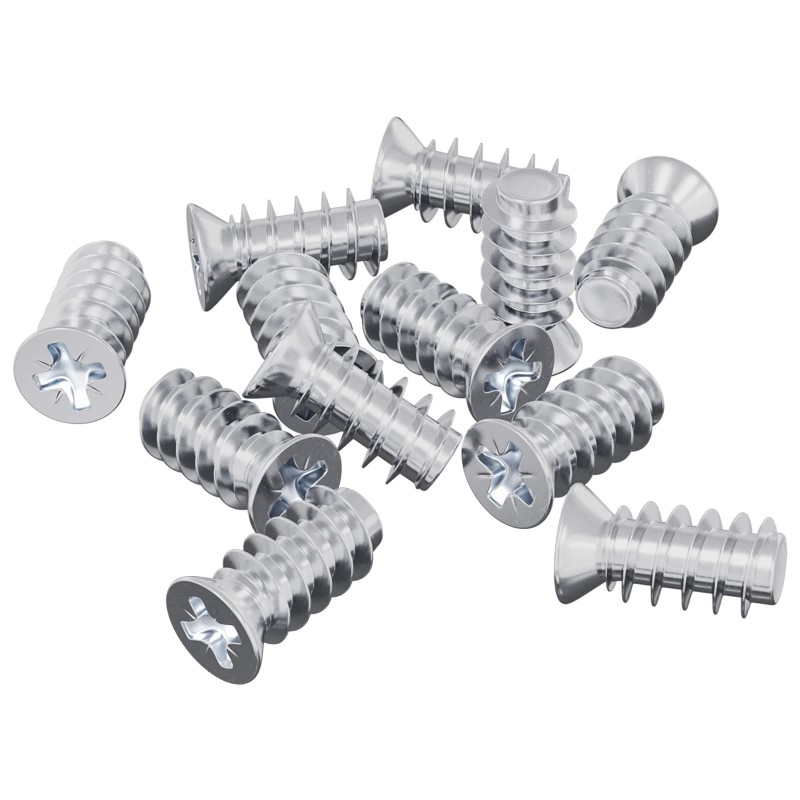 vidaXL Βίδα 10909 τεμ. Ασημί M6 x 12 mm Σίδερο