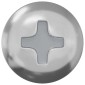 vidaXL Ξυλοβίδα 2 τεμ. Ασημί M4 x 28 mm Σίδερο