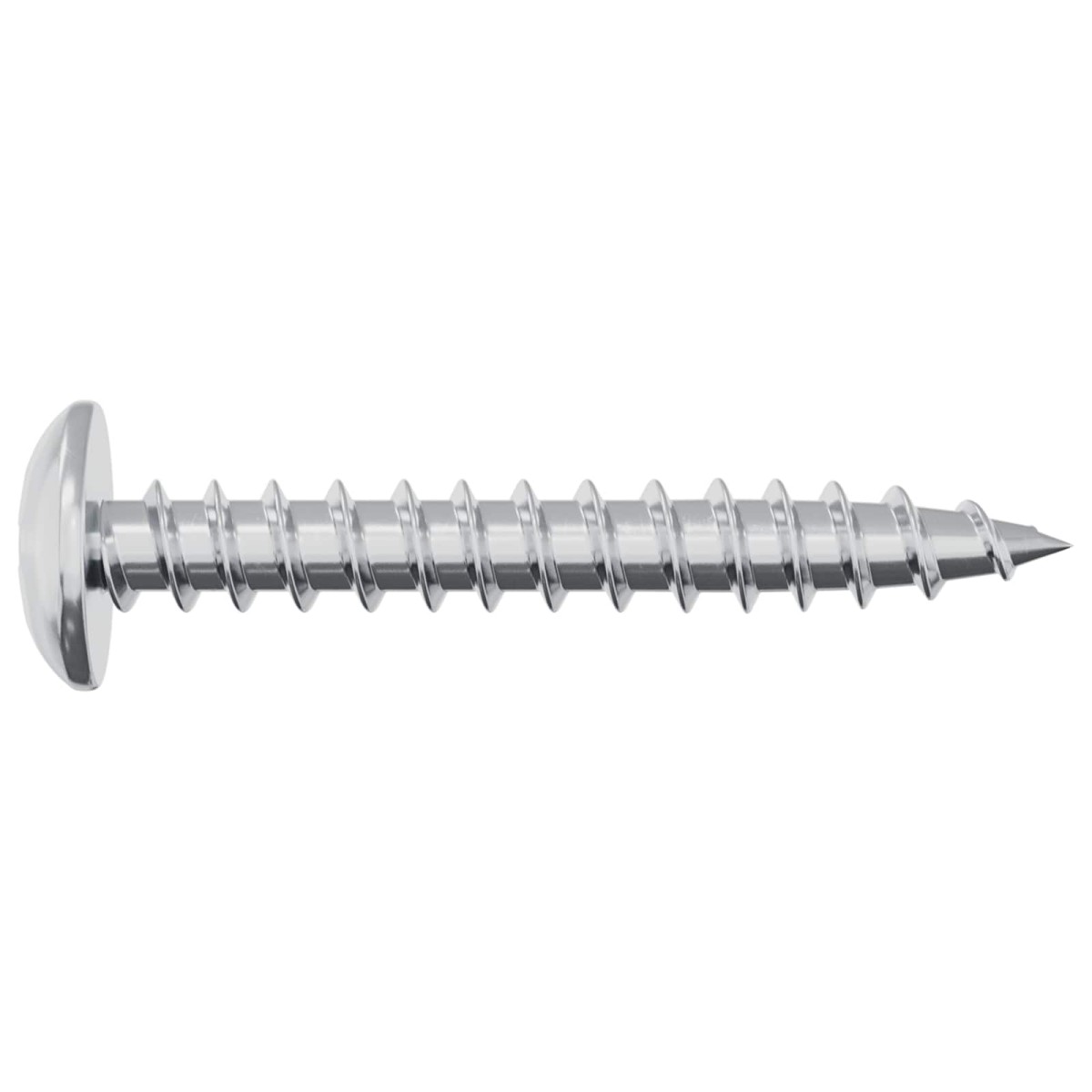 vidaXL Ξυλοβίδα 2 τεμ. Ασημί M4 x 28 mm Σίδερο