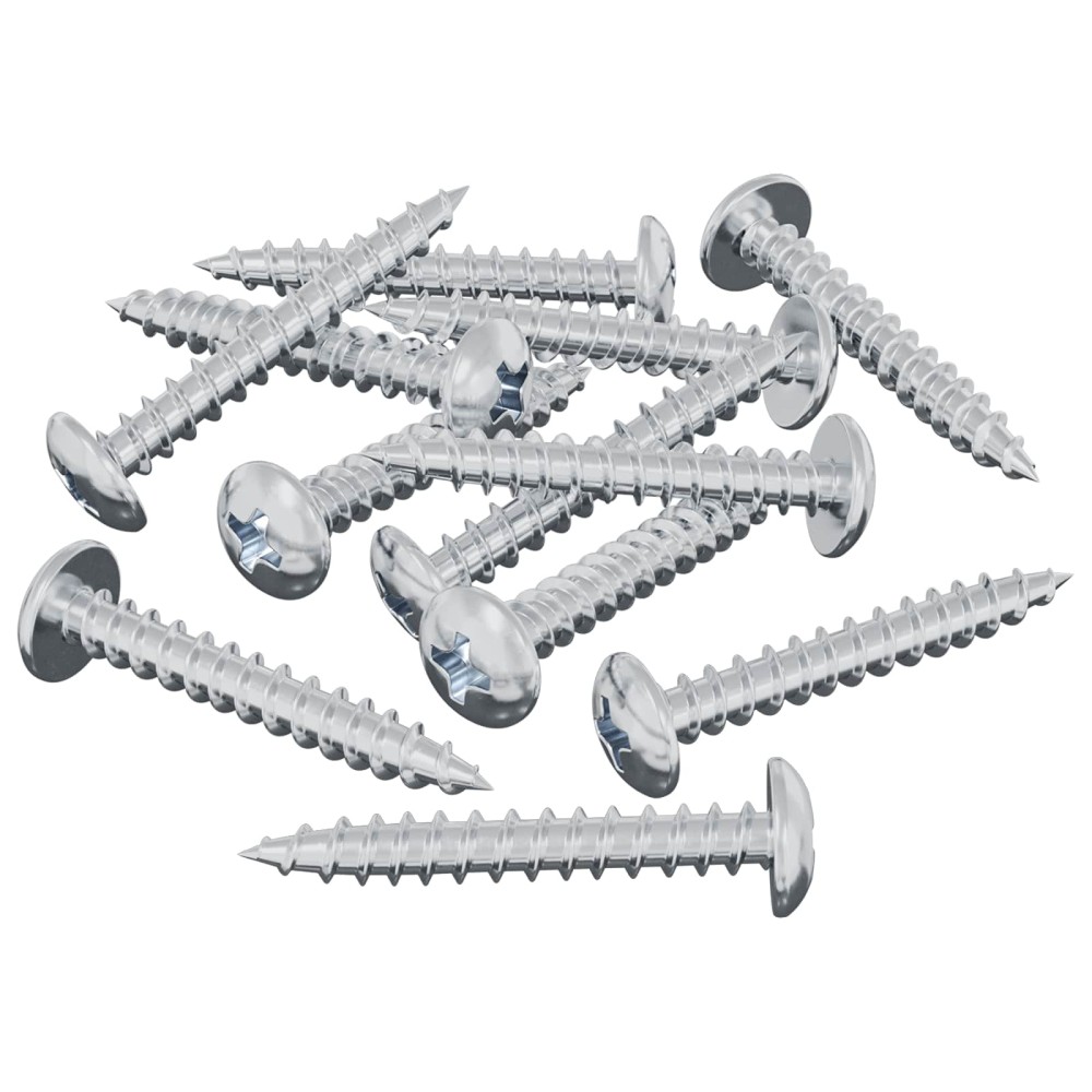 vidaXL Ξυλοβίδα 8182 τεμ. Ασημί M4 x 28 mm Σίδερο