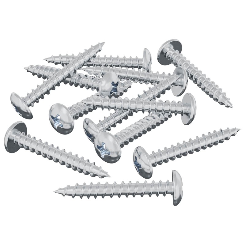 vidaXL Ξυλοβίδα 8182 τεμ. Ασημί M4 x 28 mm Σίδερο
