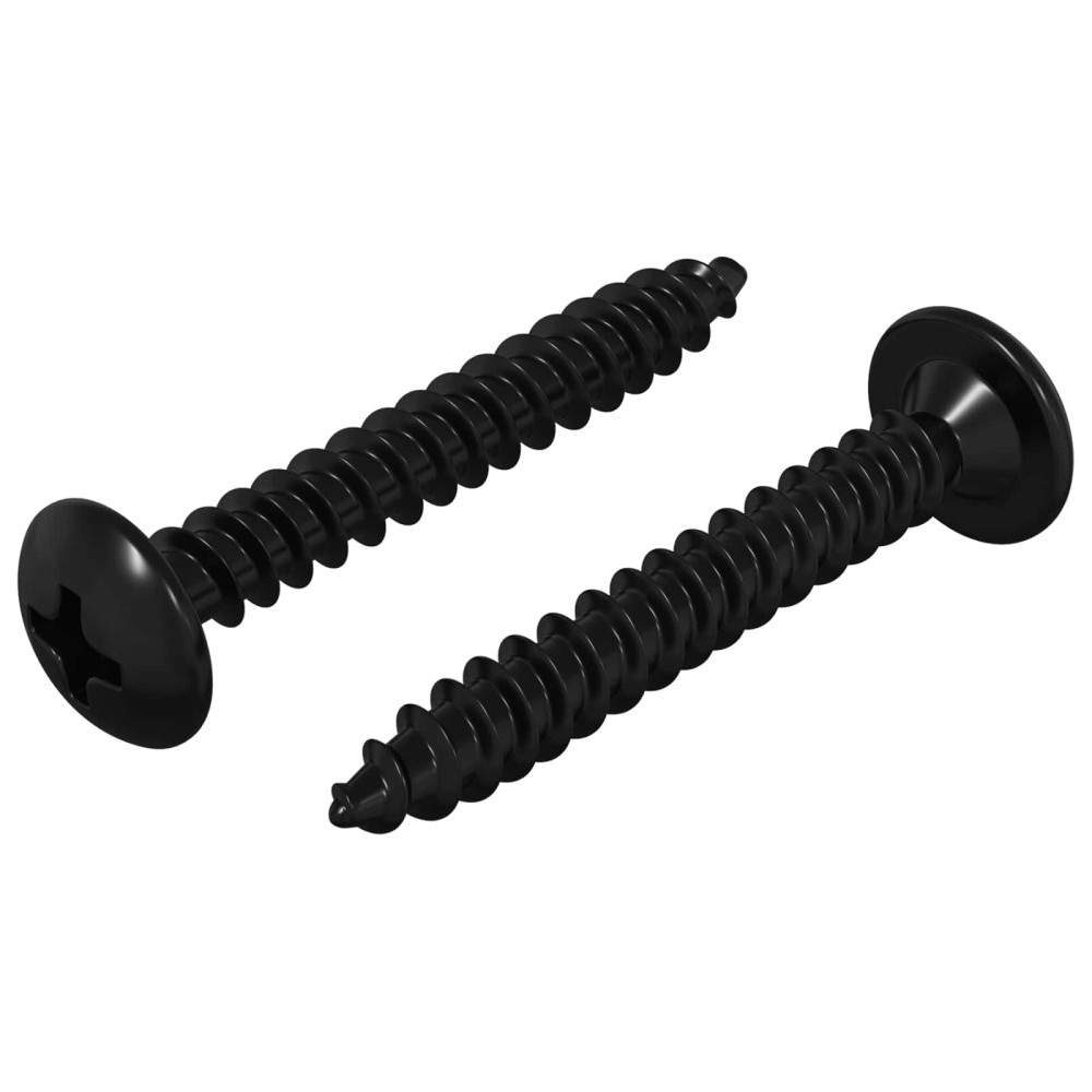 vidaXL Καρφί Χτυπήματος 2 τεμ. Μαύρο M4 x 28 mm Ατσάλι