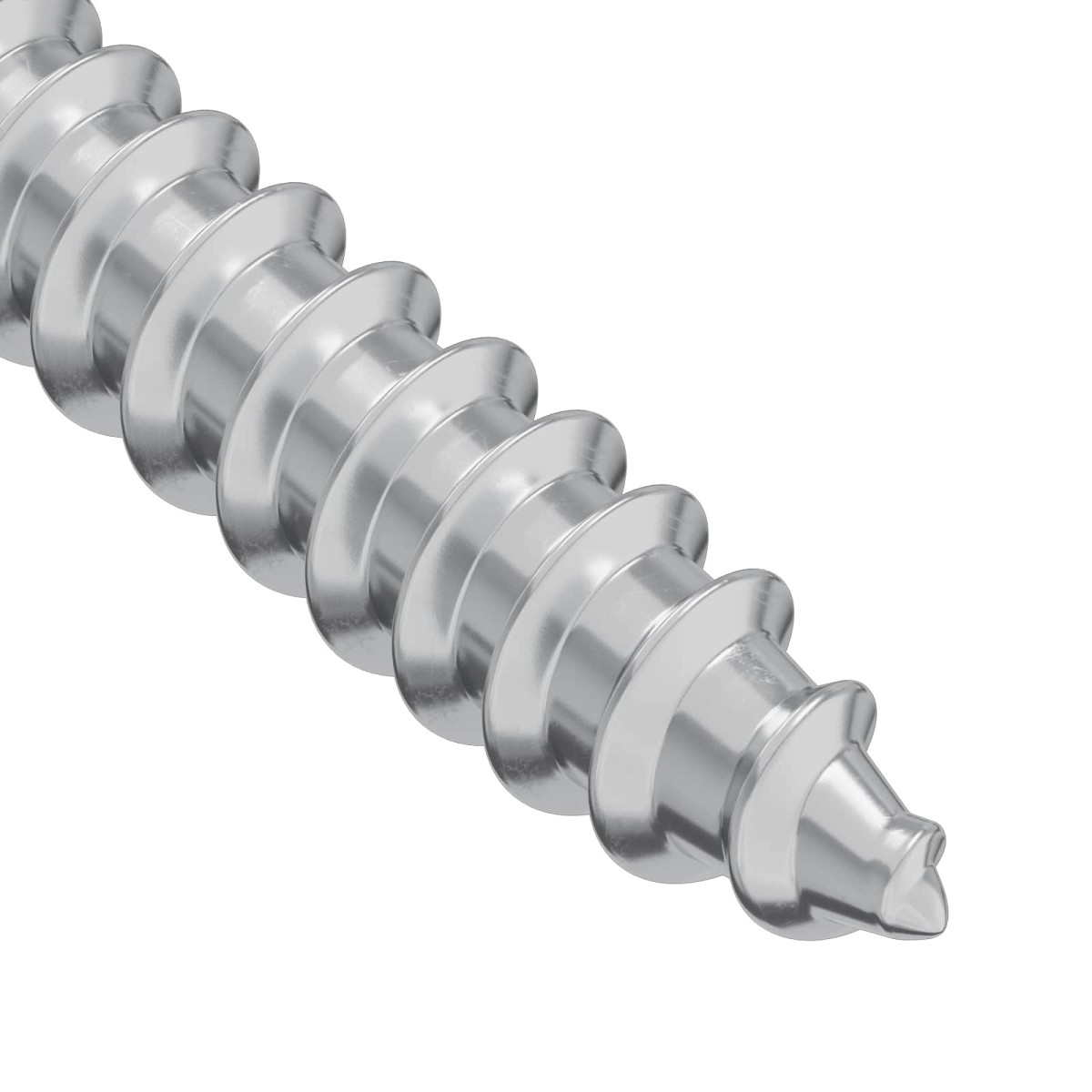 vidaXL Ξυλοβίδα 2 τεμ. Ασημί 9,8 x 53 mm Ατσάλι