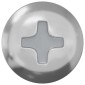 vidaXL Ξυλοβίδες 2 τεμ. Ασημί M4 x 20 mm Ατσάλι